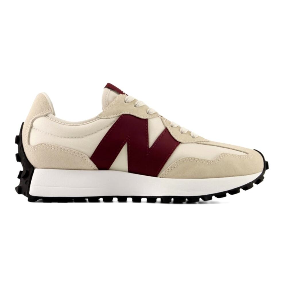 New Balance 327 Lifestyle Shoes Beige Red Size M's 5.5 W's 7